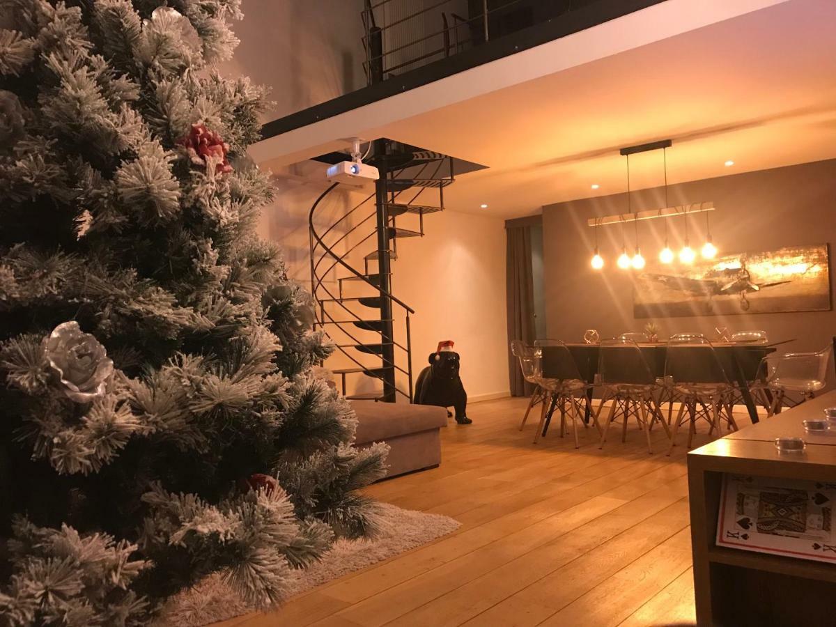 Luxury Loft Duplex Penthouse Of 190M2 & Free Parking ! Bruxelas Exterior foto